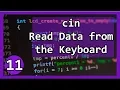 C Tutorial - cin Read Keyboard data