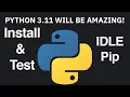 How to Install Python 3 11 on Windows and Test Python - Python for Beginners 2023