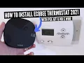 How To Install Ecobee SmartThermostat 2021 With 4 Wires No C Wire