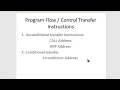 8086 Program flow control instruction