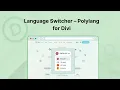 Language Switcher for polylang Divi