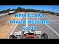 23 TRAKsports best lap 52 30 Bushnell motorsports park BMP karting TAG class track record X30