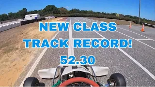 23 TRAKsports best lap 52 30 Bushnell motorsports park BMP karting TAG class track record X30