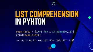 List Comprehension - Best way to write one-liner in python Python Beginner Tutorials