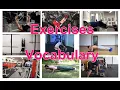 Exercises word list English vocabulary