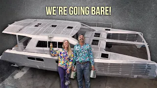 We’re NOT Painting Our Boat (And Here’s Why) 🧐 Aluminum Catamaran Build Pt. 56