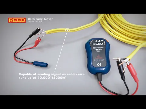 Download MP3 R5300 Continuity Tester for wire/cable up to 10,000 ft (3000m)