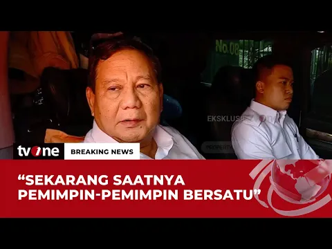 EKSKLUSIF! Prabowo: Saatnya Semua Elite Bekerja Sama untuk Rakyat
