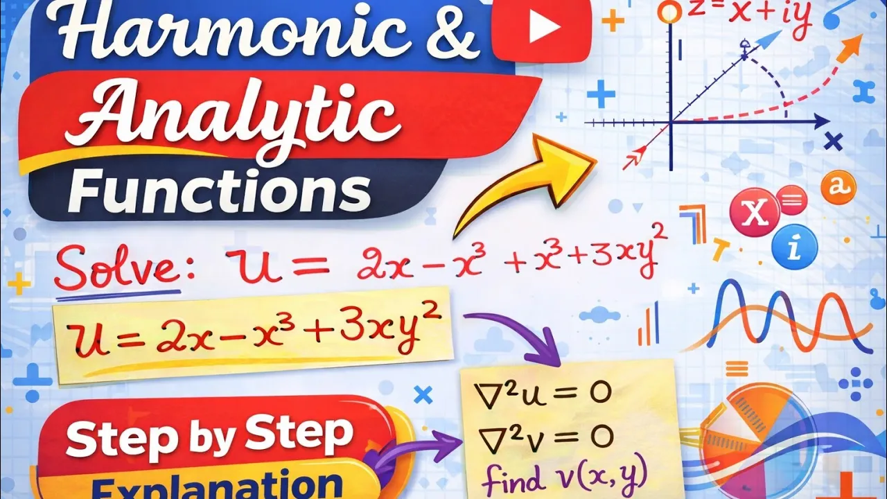 Harmonic functions problem 1 || complex Analysis