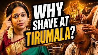 why do millions of devotees offer their hair at tirumala tirupati