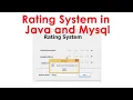 Rating Systen in Java mysql