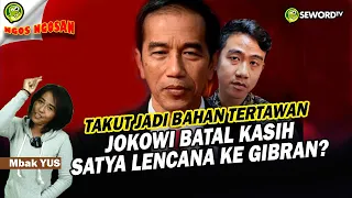 Mbak Yus: JOKOWI BATAL BERI PENGHARGAAN KE GIBRAN & BOBBY, TAKUT DIRUJAK NETIZEN?  #67