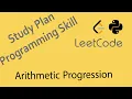 1502 Can Make Arithmetic Progression From Sequence LeetCode Study Plan Programming Skill Python