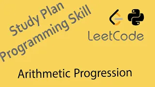 1502 Can Make Arithmetic Progression From Sequence LeetCode Study Plan Programming Skill Python