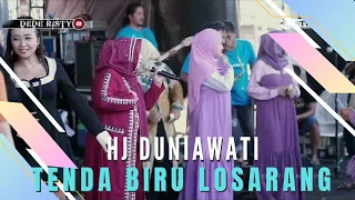 tenda biru losarang voc hj duniawati i live music dede risty ganjene pantura