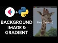 Set Screen Background Image and Gradient in a Flet Python App