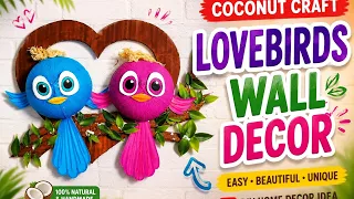 Coconut Craft for Home Decoration ✨ | Easy & Beautiful Wall Hanging