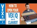 VEX IQ Clawbot Build - Opening your VEX IQ Super Kit tutorial with Greg Serio Part 1