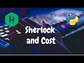 223 - Sherlock and Cost Dynamic Programming Hackerrank Solution Python