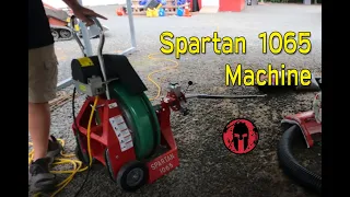 Spartan 1065 Drain Cleaning Cable Machine Features and Advice Apple Drains of NC