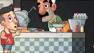 ولد فرفور  رايح ياكل فول وطعميه دندنها