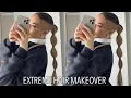 bleaching and dying the bottom half of my hair blonde
