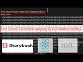SOLVED Error Cannot find module js Storybook