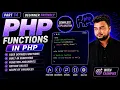 Functions in PHP in User Defined Built-in Functions PHP Tutorial