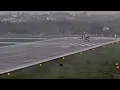 Download Lagu Bombardier jet overshoots runway near busy road, safety system prevents tragedy