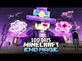 I Spent 100 Days as an ENDER MAGE in an END ONLY Minecraft World