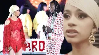 offset crashes cardi b s performance and begs her to take him back