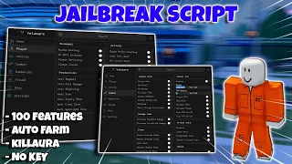Jailbreak Script NO KEY - AUTOFARM KILLAURA REMOVE DOORS MORE MOBILE PC