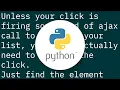 How to select a drop-down menu value with Selenium using Python