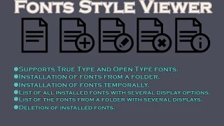 Fonts Style Viewer By VB NET