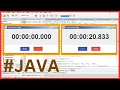 Java Project Tutorial - Create Stopwatch In Java Netbeans Java Chronometer App With Source Code