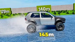 Vehicle Ice Brake Test – 0m to 1000m | BeamNG.drive