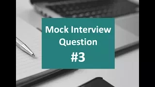 Mock Coding Interview Question Maximum Subarray LeetCode