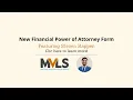 New Financial Power of Attorney Form