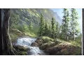 Oil Painting Waterfall Landscape - Paint with Kevin Hill
