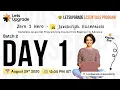 Javascript Essentials Batch 2 Day 1 LetsUpgrade