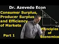 Chapter 7 Consumer Surplus Producer Surplus and the Efficiency of Markets - Part 1