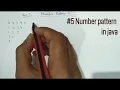5 Number Pattern in JAVA hindi