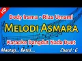 Lagu MELODI ASMARA KARAOKE - Deddy Irama \u0026 Riza Umami - NADA DUET