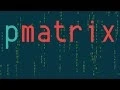 pmatrix the Matrix falling text effect in Python