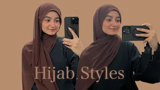 2024 Trending Hijab Styles لفات الطرح الترند و انتي مغطية رقبتك 