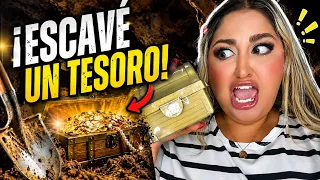 JUGUETE DE EXCAVACIÓN! 😱 ¡ENCONTRÉ UN TESORO ENTERRADO! 💰había oro? CAROLATV