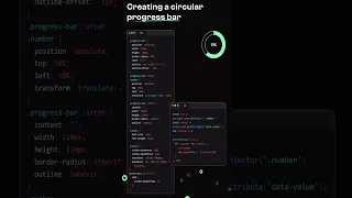 Verified Creating a circular progress bar with HTML CSS and JavaScript