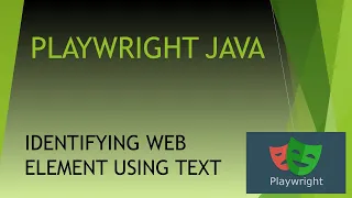 Find Interact with Web Elements Using Text in Playwright Java