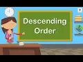 Descending Order Mathematics Grade 1 Periwinkle