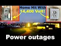 11 Hours Of Power Outages And House Electrical Fried With 14 400 Volts On Neutral